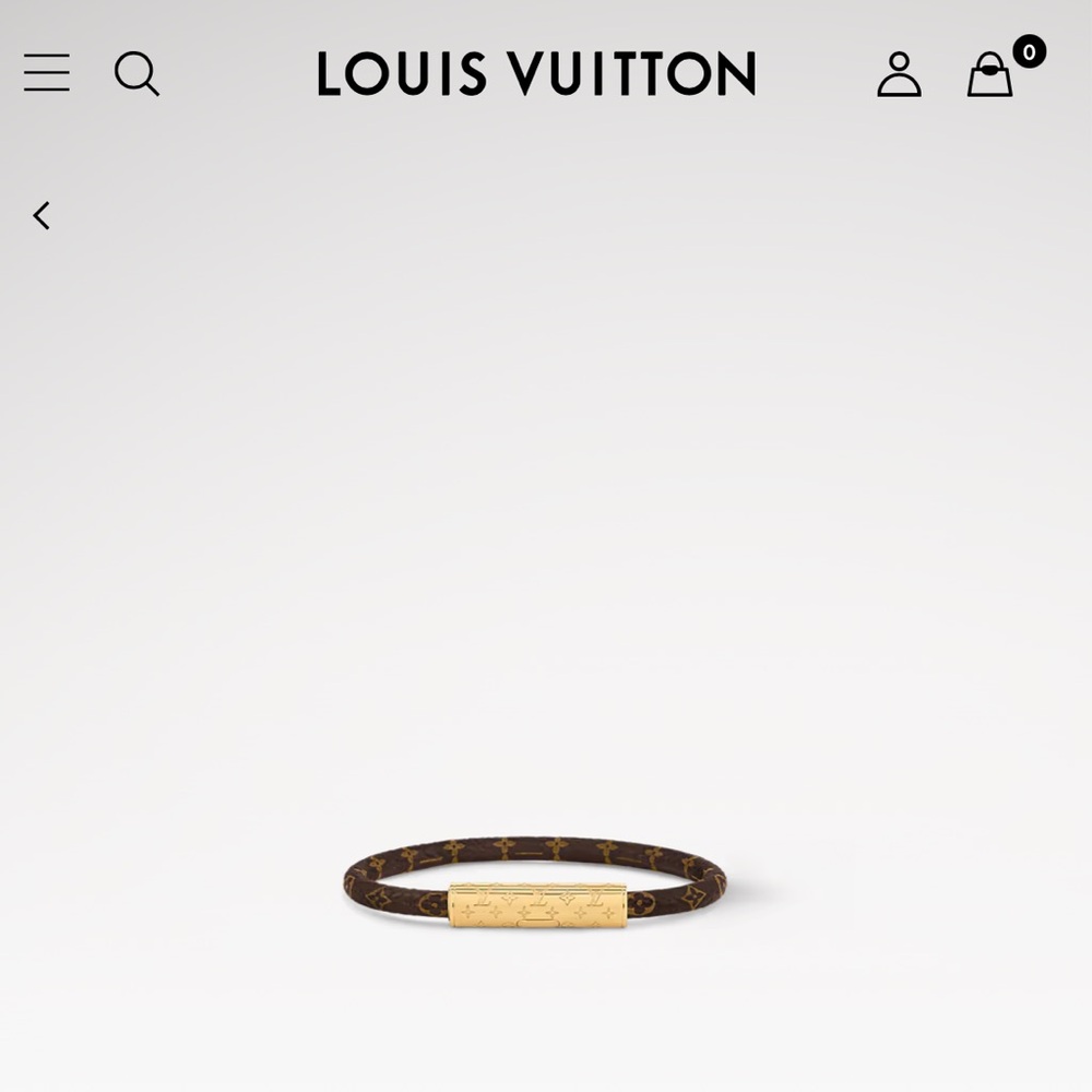 Louis Vuitton LV Confidential bracelet Size 17